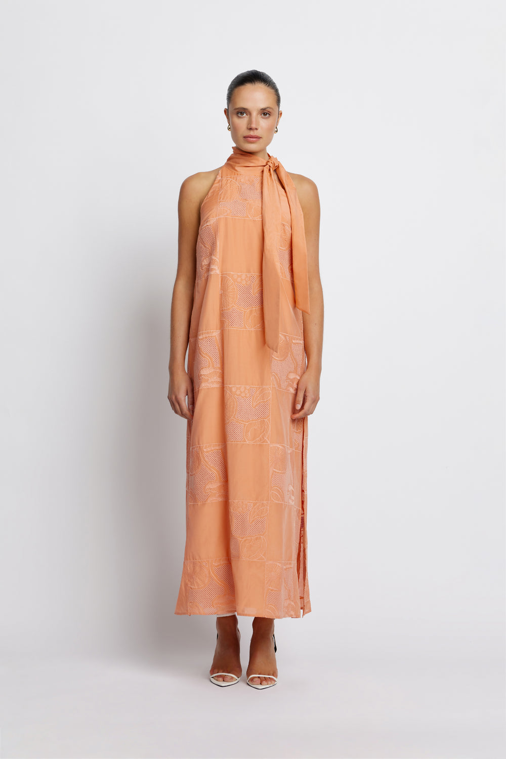 Check It Full Length Dress - Tawny Orange | Sunset Lover