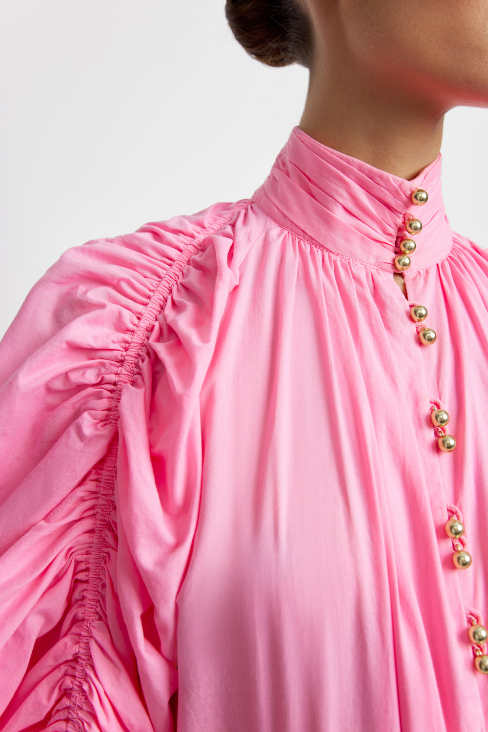 Bowshall Blouse - Pink | Sunset Lover