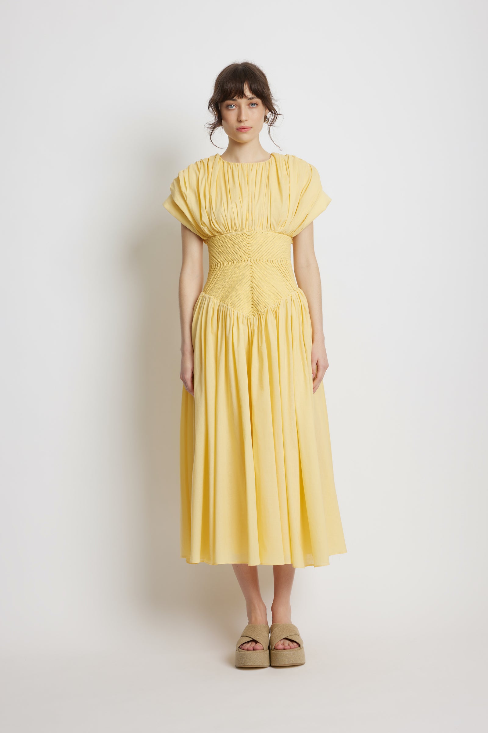 Bremen Rope Midi Dress - Italian Straw - Sunset Lover