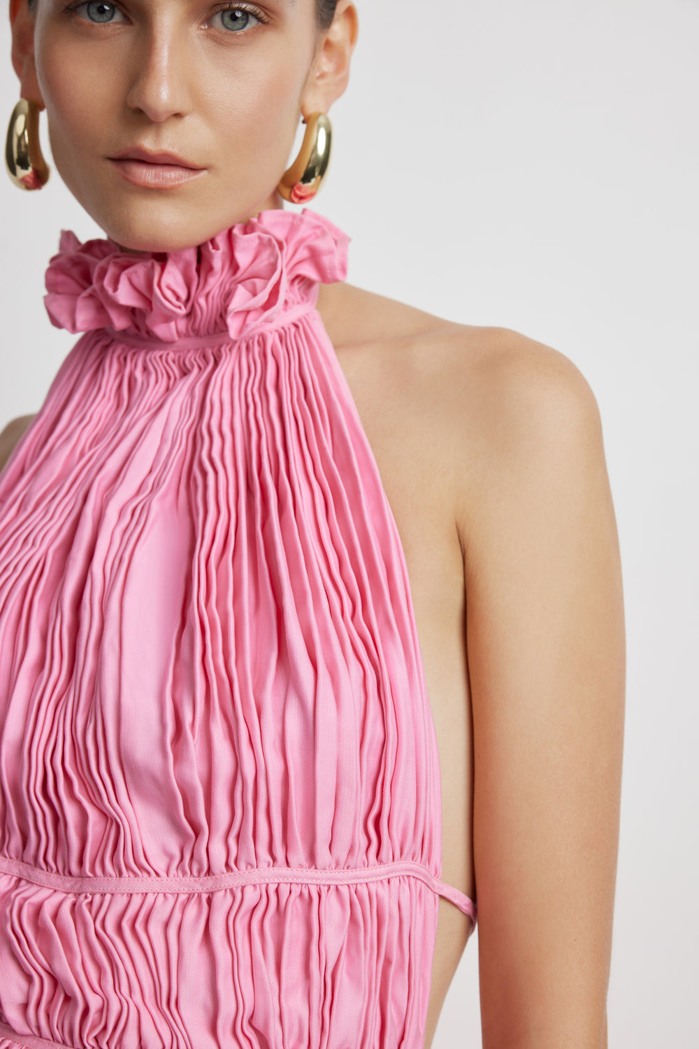 Marilyn Midi Dress - Pink | Sunset Lover