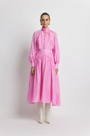 Sunset Mid Length Skirt - Pink | Sunset Lover