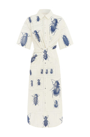 Twisted Beetle Shirt Dress - Beetle Print | Sunset Lover