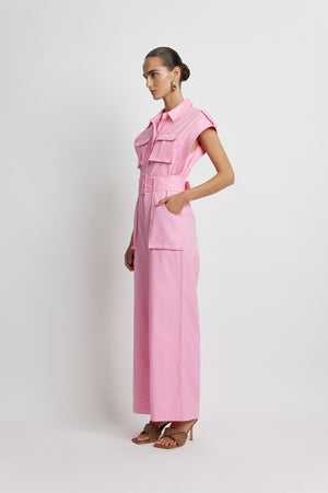 Woodland Jumpsuit - Pink | Sunset Lover