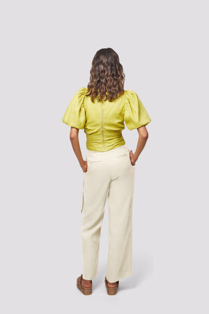 Odyssey High Waisted Pant - Natural | Sunset Lover