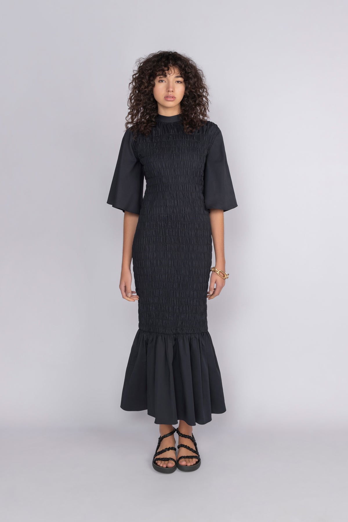 Smith Mid Length Dress - Black