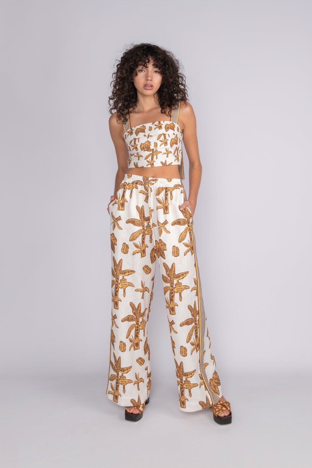 Melanesia Palm Pant - Banana Palm Placement | Sunset Lover