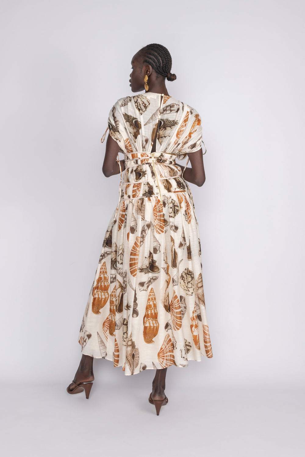 Shell & Rope Full Length Dress - Chocolate Shell | Sunset Lover